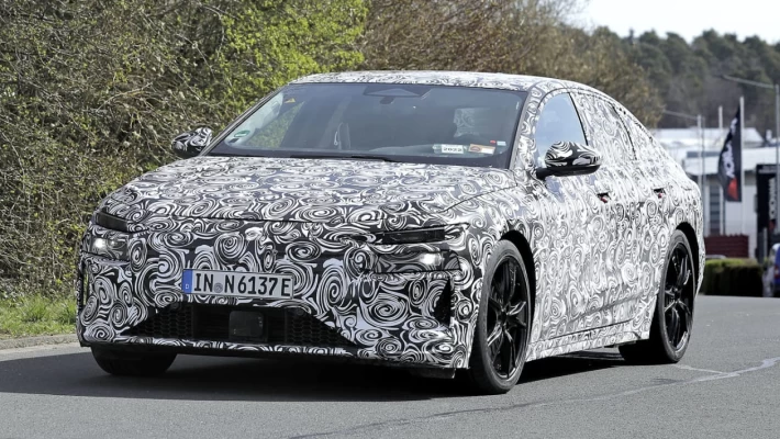 De nieuwe Audi A6 e-tron elektrische conceptauto: