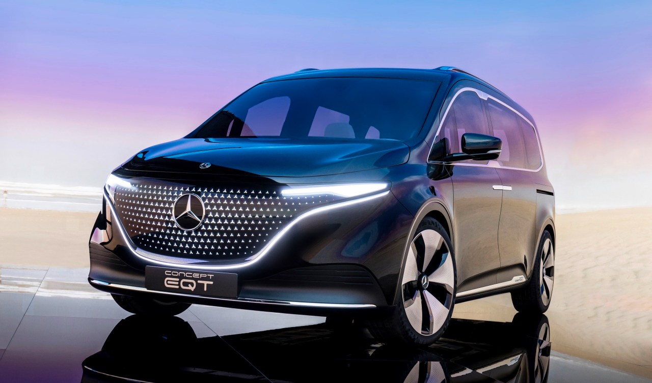 2022 Mercedes-Benz EQT concept elektrische auto